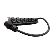 Рэковый дистрибьютор питания RC 406 в черном исполнении